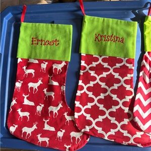 Set of 4 Christmas stockings
